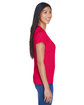UltraClub Ladies' Cool & Dry Sport Performance Interlock T-Shirt red ModelSide