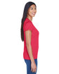 UltraClub Ladies' Cool & Dry Sport Performance Interlock T-Shirt CARDINAL ModelSide