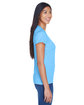 UltraClub Ladies' Cool & Dry Sport Performance Interlock T-Shirt columbia blue ModelSide
