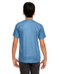 UltraClub Youth Cool & Dry Sport Performance Interlock T-Shirt INDIGO ModelBack