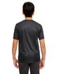 UltraClub Youth Cool & Dry Sport Performance Interlock T-Shirt black ModelBack