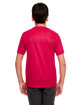 UltraClub Youth Cool & Dry Sport Performance Interlock T-Shirt RED ModelBack