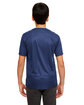 UltraClub Youth Cool & Dry Sport Performance Interlock T-Shirt navy ModelBack