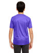 UltraClub Youth Cool & Dry Sport Performance Interlock T-Shirt purple ModelBack
