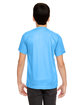 UltraClub Youth Cool & Dry Sport Performance Interlock T-Shirt columbia blue ModelBack