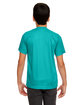 UltraClub Youth Cool & Dry Sport Performance Interlock T-Shirt jade ModelBack
