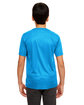 UltraClub Youth Cool & Dry Sport Performance Interlock T-Shirt SAPPHIRE ModelBack