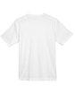UltraClub Youth Cool & Dry Sport Performance Interlock T-Shirt white FlatBack