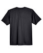 UltraClub Youth Cool & Dry Sport Performance Interlock T-Shirt BLACK FlatBack