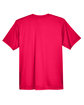 UltraClub Youth Cool & Dry Sport Performance Interlock T-Shirt RED FlatBack