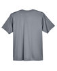 UltraClub Youth Cool & Dry Sport Performance Interlock T-Shirt CHARCOAL FlatBack
