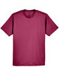 UltraClub Youth Cool & Dry Sport Performance Interlock T-Shirt MAROON FlatFront
