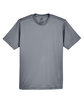 UltraClub Youth Cool & Dry Sport Performance Interlock T-Shirt CHARCOAL FlatFront
