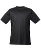 UltraClub Youth Cool & Dry Sport Performance Interlock T-Shirt BLACK OFFront