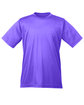 UltraClub Youth Cool & Dry Sport Performance Interlock T-Shirt purple OFFront