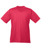UltraClub Youth Cool & Dry Sport Performance Interlock T-Shirt cardinal OFFront