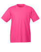 UltraClub Youth Cool & Dry Sport Performance Interlock T-Shirt heliconia OFFront