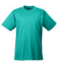 UltraClub Youth Cool & Dry Sport Performance Interlock T-Shirt jade OFFront