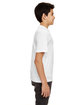 UltraClub Youth Cool & Dry Sport Performance Interlock T-Shirt white ModelSide