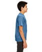 UltraClub Youth Cool & Dry Sport Performance Interlock T-Shirt INDIGO ModelSide