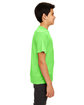 UltraClub Youth Cool & Dry Sport Performance Interlock T-Shirt LIME ModelSide