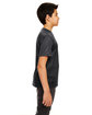 UltraClub Youth Cool & Dry Sport Performance Interlock T-Shirt black ModelSide