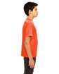 UltraClub Youth Cool & Dry Sport Performance Interlock T-Shirt ORANGE ModelSide