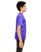 UltraClub Youth Cool & Dry Sport Performance Interlock T-Shirt purple ModelSide