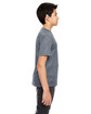 UltraClub Youth Cool & Dry Sport Performance Interlock T-Shirt charcoal ModelSide