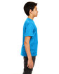 UltraClub Youth Cool & Dry Sport Performance Interlock T-Shirt SAPPHIRE ModelSide