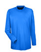 UltraClub Adult Cool & Dry Sport Long-Sleeve Performance Interlock T-Shirt ROYAL OFFront