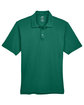 UltraClub Men's Cool & Dry Sport Performance Interlock Polo forest green FlatFront