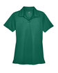 UltraClub Ladies' Cool & Dry Sport Performance Interlock Polo forest green FlatFront