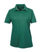 UltraClub Ladies' Cool & Dry Sport Performance Interlock Polo forest green OFFront