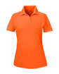 UltraClub Ladies' Cool & Dry Sport Performance Interlock Polo orange OFFront