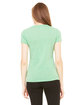 Bella + Canvas Ladies' Triblend Short-Sleeve Deep V-Neck T-Shirt green triblend ModelBack