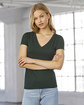 Bella + Canvas Ladies' Triblend Short-Sleeve Deep V-Neck T-Shirt  Lifestyle