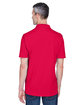 UltraClub Men's Cool & Dry Stain-Release Performance Polo RED ModelBack