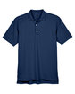 UltraClub Men's Cool & Dry Stain-Release Performance Polo NAVY FlatFront