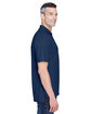 UltraClub Men's Cool & Dry Stain-Release Performance Polo NAVY ModelSide