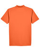 UltraClub Men's Cool & Dry Stain-Release Performance Polo orange FlatBack