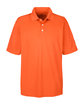 UltraClub Men's Cool & Dry Stain-Release Performance Polo orange OFFront