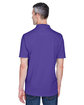 UltraClub Men's Cool & Dry Stain-Release Performance Polo purple ModelBack