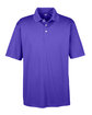 UltraClub Men's Cool & Dry Stain-Release Performance Polo purple OFFront