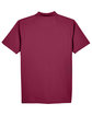 UltraClub Men's Cool & Dry Stain-Release Performance Polo maroon FlatBack