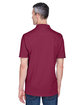 UltraClub Men's Cool & Dry Stain-Release Performance Polo maroon ModelBack