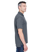 UltraClub Men's Cool & Dry Stain-Release Performance Polo CHARCOAL ModelSide
