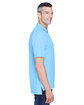 UltraClub Men's Cool & Dry Stain-Release Performance Polo COLUMBIA BLUE ModelSide