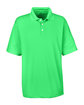 UltraClub Men's Cool & Dry Stain-Release Performance Polo COOL GREEN OFFront