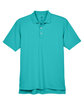 UltraClub Men's Cool & Dry Stain-Release Performance Polo jade FlatFront